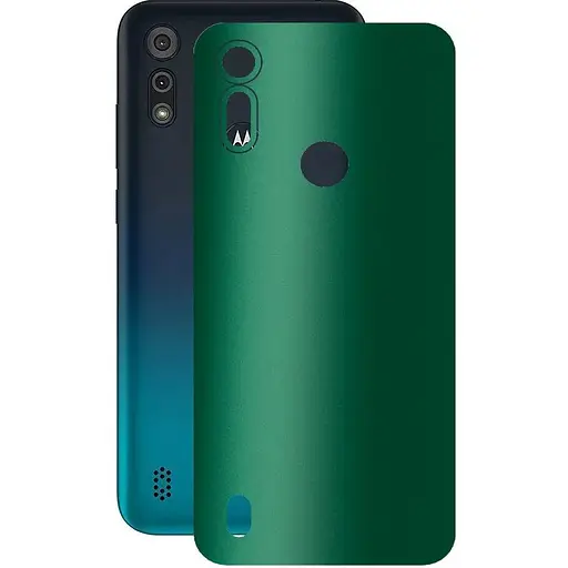 Защитная пленка StatusSKIN для Motorola Moto E6s Корпус Винил Зеленая - фото 1