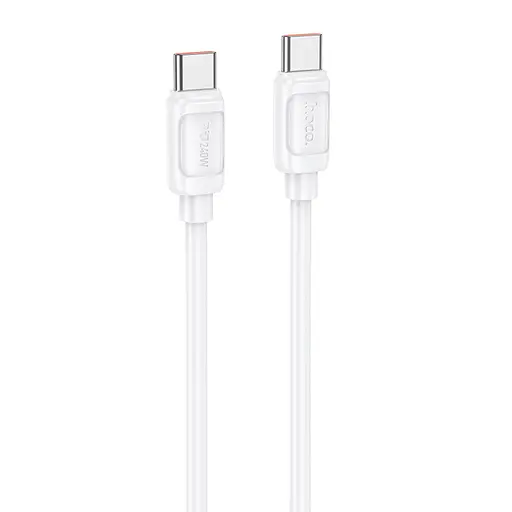 Дата кабель Hoco X115 Surpass Type-C to Type-C 240W (1m) White