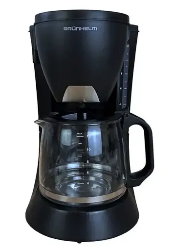 Кофеварка капельная с автоподогревом Grunhelm GDC12 со стеклянной колбой 1200 мл 700Вт Черный - фото 7