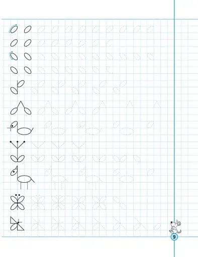 НЕпрописи по клітинках. Тренажер - фото 8