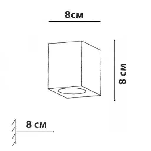 Вуличний світильник Friendlylight Tilos SQ FL7008 - фото 3