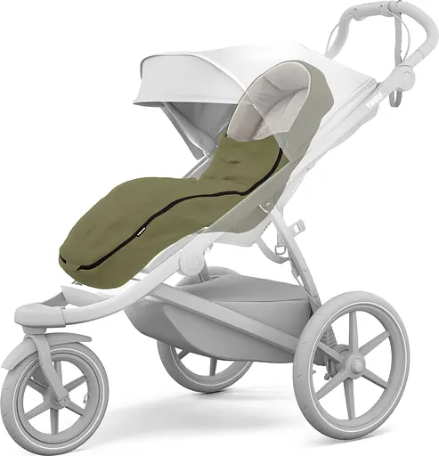 Теплий конверт-накидка Thule Stroller Footmuff Soft Green (TH 11200325) - фото 3