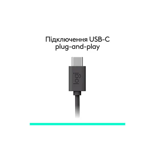 Навушники Logitech H390 USB-C Midnight Black (981-001576) - фото 4