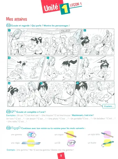 Amis et compagnie 1. Niveau A1. Livre de l'eleve - фото 6