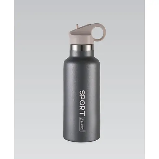 Термокухоль з нержавіючої сталі Maestro MR-1639-75 термос термопляшка Маестро 0.75 л Сірий - фото 1