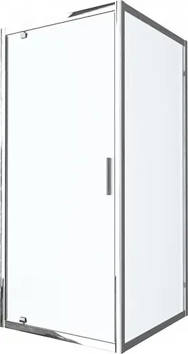 Душевая кабина AM. PM Like Square 90x90 без поддона, прозрачное стекло W80G-303-090MT, прозрачный, хром - фото 1