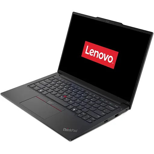 Ноутбук Lenovo ThinkPad E14 Gen 6 з процесором AMD Ryzen™ 5 7535HS pana la 4.55GHz, 14" WUXGA, IPS, 16GB DDR5, 512GB SSD, AMD Radeon™ 660M графікою, No OS, чорний, 3Y Onsite - фото 4
