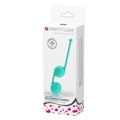 Вагінальні кульки Pretty Love Kegel Tighten Up Balls III, 17 см, м'ятний