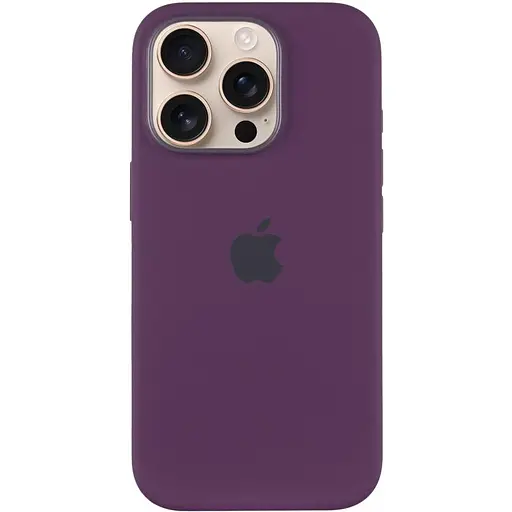 Чохол Epik Silicone case AAA with Magsafe and Animation button для Apple iPhone 16 Pro Max 6.9 Plum - фото 2