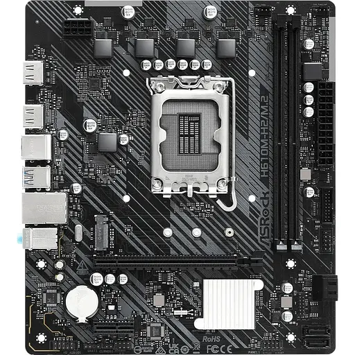 Материнская плата ASRock H610M-H2/M.2 (1700/H610, 2xDDR4, 1xPCIex16, 2xHDMI, 4xSATAIII, M.2, GLan, 7.1ch, mATX)
