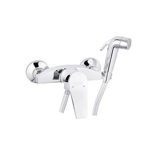 Змішувач для гігієнічного душу зовнішнього монтажу 150 мм Kroner KRP Enzo - C052 CV023609, Хром - фото 1