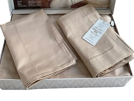 Постільна білизна Mirabella Beige Сатин Преміум Maison D'or pbe0050990 - фото 2