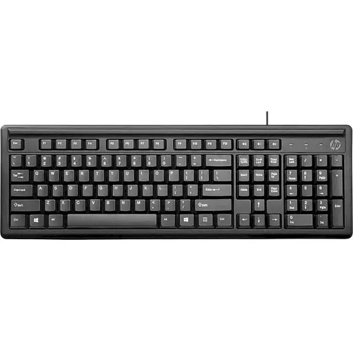 Проводная клавиатура HP 100, черная