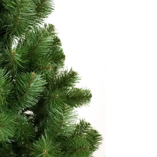 Новогодняя искусственная елка Лесная 2.2 метра. Зеленая ель Siga Group на подставке - фото 2