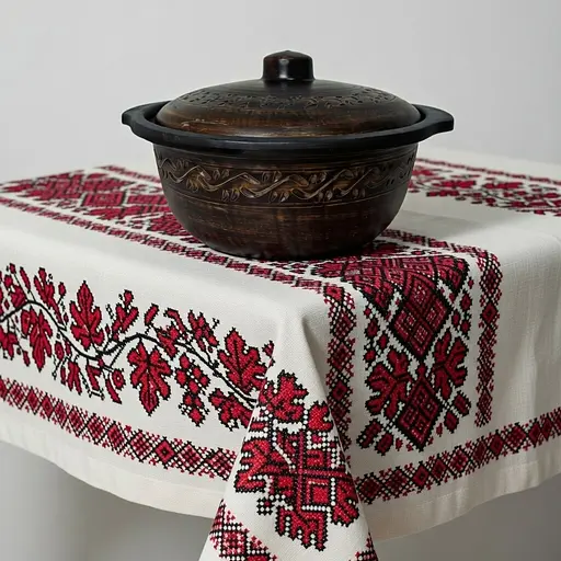 Котел из красной глины 3л Декор и ручками молоченная керамика Украинская глиняная посуда  - фото 3