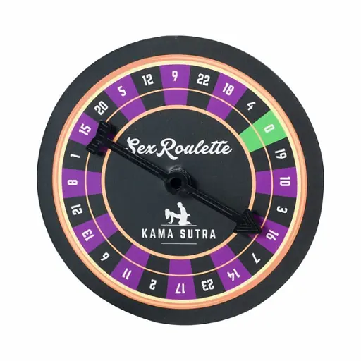 Еротична гра Tease Please Sex Roulette Kamasutra (фіолетовий) - фото 2