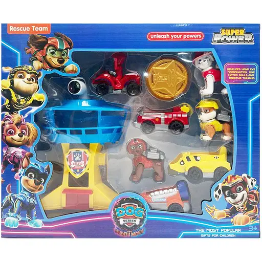 Детский игровой набор Щенячий патруль Bambi H-06B с транспортом - фото 1