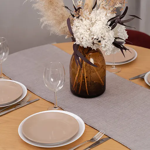 Скатертина-ранер Sonex Jordan 40х140 см сіра (SO102561)   - фото 3