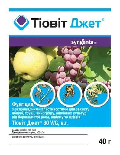 Фунгіцид Syngenta Тіовіт Джет 40 гр
