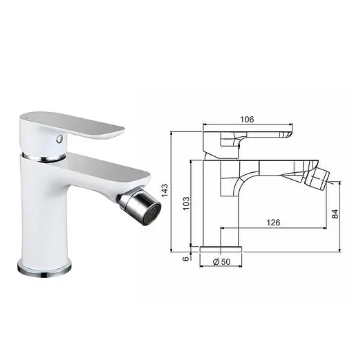 Смеситель для биде Gappo Noar G5048 - фото 2