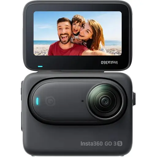 Экшн-камера Insta360 GO 3S 4K Standard Bundle 64GB Black (CINSAATA_GO3S14) - фото 2