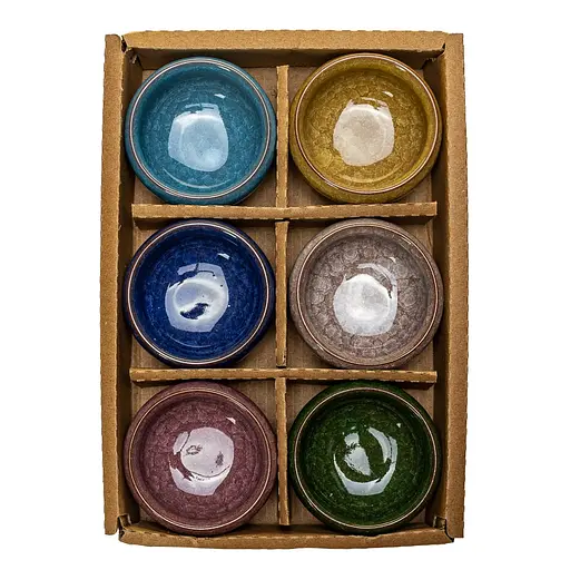 Набор Пиал Newtea "Холодное Пламя" 50 мл 6 шт. - фото 2