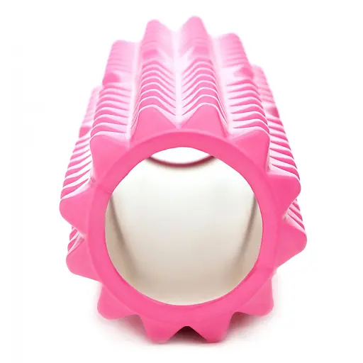 Масажний ролик Cornix EVA 45 x 14 см (валик, ролер) XR-0332 Pink - фото 5