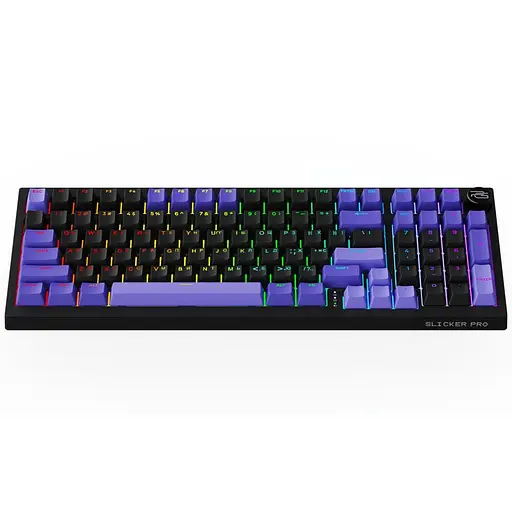 Клавіатура Proove Gaming Slicker Pro (Ukraine Layout) Black Purple (WKSLP0022416) - фото 10