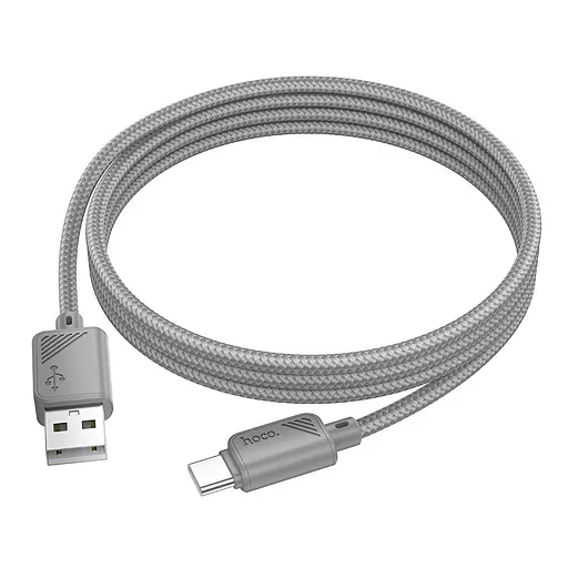 Дата кабель Hoco X113 Beneficio USB to Type-C (1m) Gray - фото 2