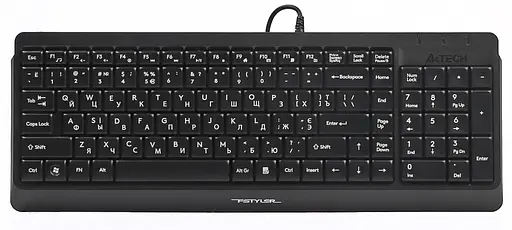 Клавіатура A4Tech Fstyler FK15 USB Black (FK15 (Black)) - фото 1