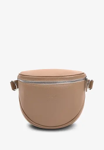 Шкіряна сумка поясна-кроссбоді Vacation карамель флотар - фото 2