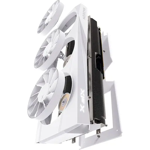 Видеокарта XFX Quicksilver AMD Radeon RX 9070 XT Magnetic Air Edition White (RX-97TMAQKW9) UA [130494] - фото 5