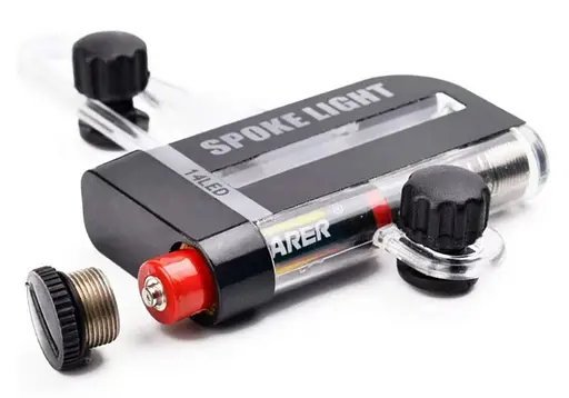 Різнокольорове світлодіодне вело підсвічування коліс велосипеда SPOKELIGHT L02 14 RGB LED 30 візерунків - фото 8