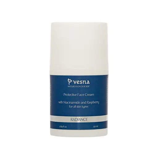 Крем для лица с малиной и ниацинамидом Vesna 50 мл - фото 1