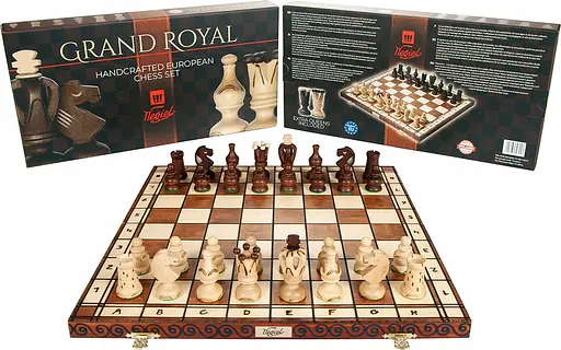 Шахи дерев'яні Wegiel Grand Royal W3153 - фото 2