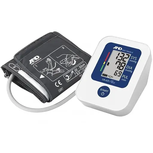 Тонометр AND UA-651 Plus AFIB+ з адаптером автоматичний на плече