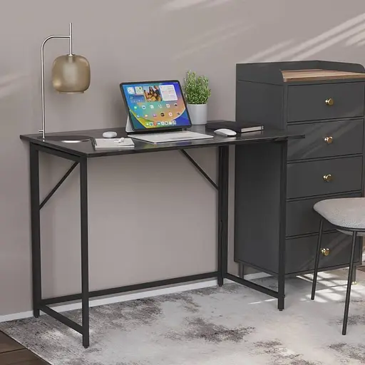 Розкладний стіл Моріс Ferrum-decor 750x1000x600 Чорний метал ДСП Сосна Кембра 16 мм (FRD-104671) - фото 4