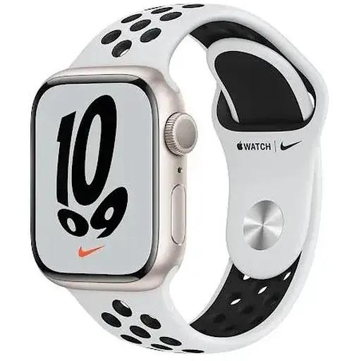 Apple Watch Series 7 Nike 41mm Pure Platinum/Black Nike MKN33 UA - фото 2