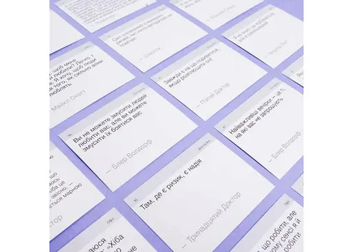 Настольная игра English Student Карточки для изучения английского языка English Student TV Shows. Iconic Quotes (укр.) (591226004) - фото 5