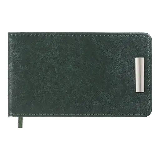 Еженедельник датированный Buromax Salerno 2026 зеленый 153 х 87 мм (BM.2903-04)