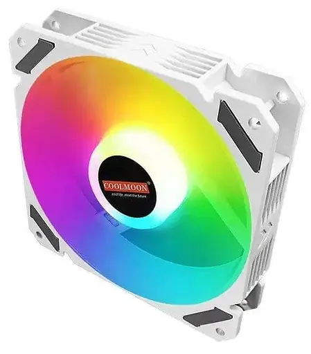 Вентилятор Coolmoon 120мм CM-NORTHWIND Forward (CM-NORTHWIND-F) White - фото 4