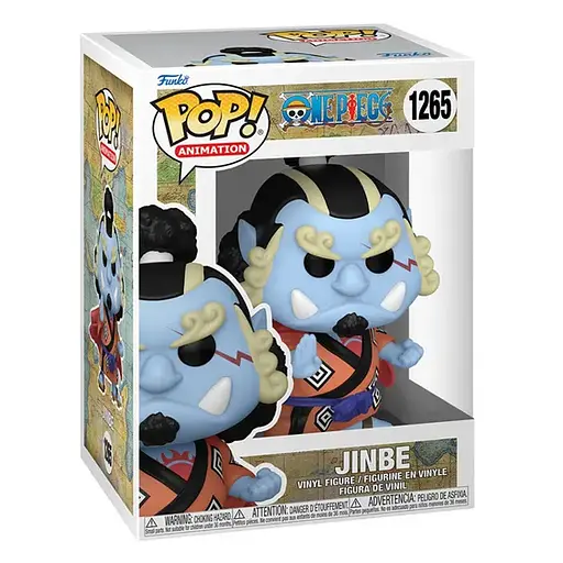 Фигурка Funko Pop Ван Пис Джимбей One Piece Jinbe 10 см FP OP J 1265 - фото 3