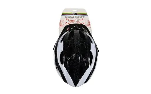 Шлем велосипедный "GOOD BIKE" M 56-58 см черно/белый (88854/4-IS) - фото 2