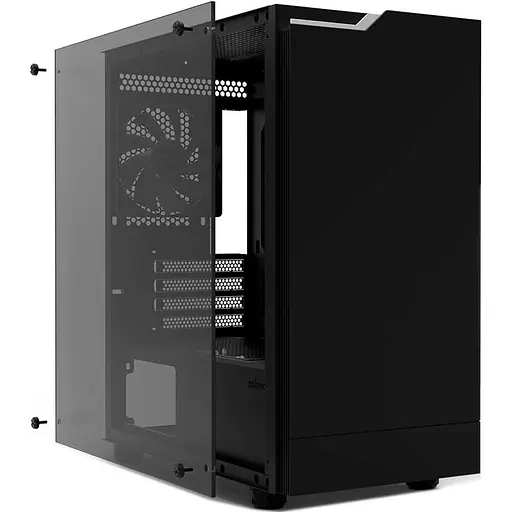 Корпус Zalman T4 Plus без блока питания, 2xUSB3.0, 1xUSB2.0, 1x120 мм ARGB, VGA 3200 мм, mATX, черный (T4PLUS) без блока питания - фото 6