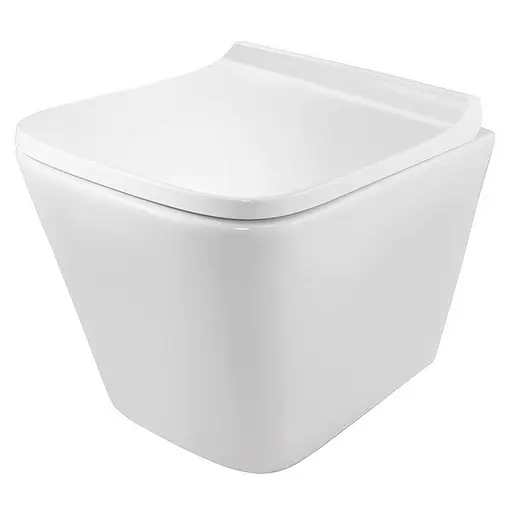 Унитаз подвесной Jaquar Aria ARS-WHT-39953BIUFSM с сидением Soft Close, Белый - фото 1