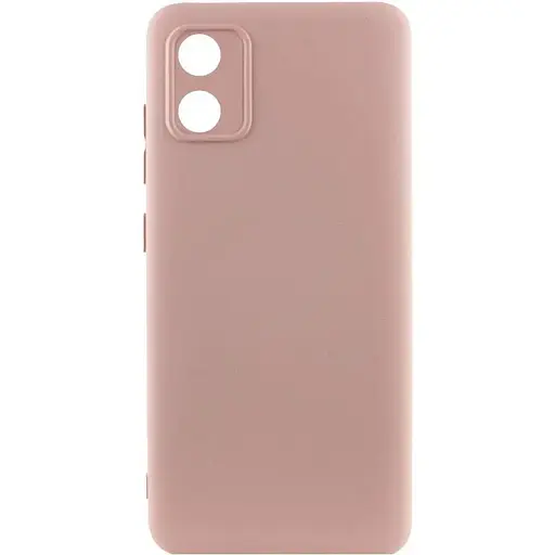 Чехол Silicone Cover Lakshmi Full Camera (AA) для Motorola Moto E13 Розовый / Pink Sand