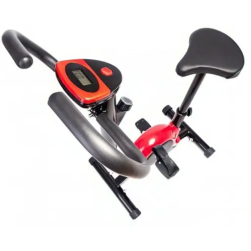 Велотренажер Fitline ES-8005 Point механический красный - фото 4