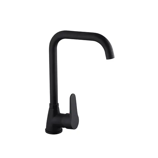 Смеситель для кухни Kroner KRM Elbe - SCH030 CV023771 Черный матовый - фото 1
