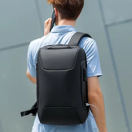 Рюкзак Mark Ryden для ноутбука 15.6 дюймов MR9116 с кодовым замком и USB-портом Черный - фото 3