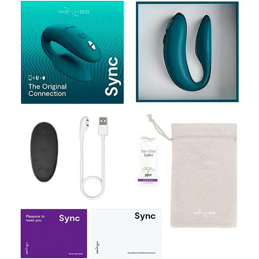 Вибратор We-Vibe Sync 2 Green Velvet SO8760 (108440) - фото 9